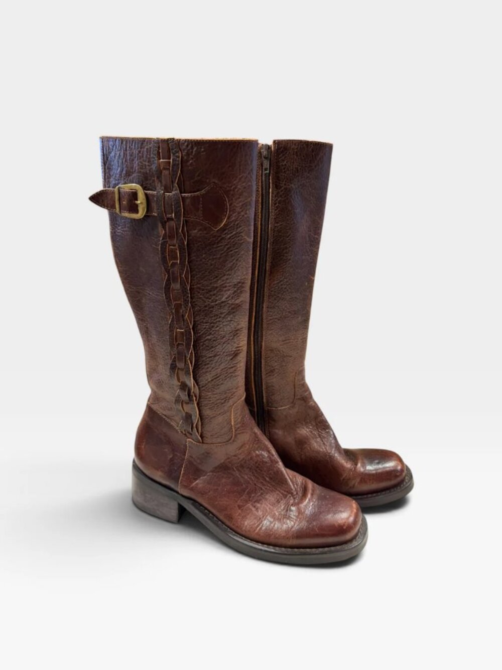 Nicole Brown Boots, 6.5